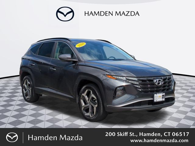 Dark Gray Metallic 2024 Hyundai Tucson SUV / Crossover All-Wheel Drive 8-Speed Automatic
