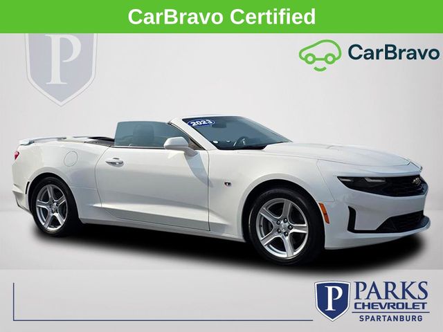 Summit White 2023 Chevrolet Camaro Convertible Rear-Wheel Drive 8-Speed Automatic