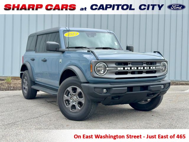 Blue (Azure Gray Metallic Tri-Coat) 2023 Ford Bronco Big Bend 4-Door 4WD SUV / Crossover Four-Wheel Drive Automatic