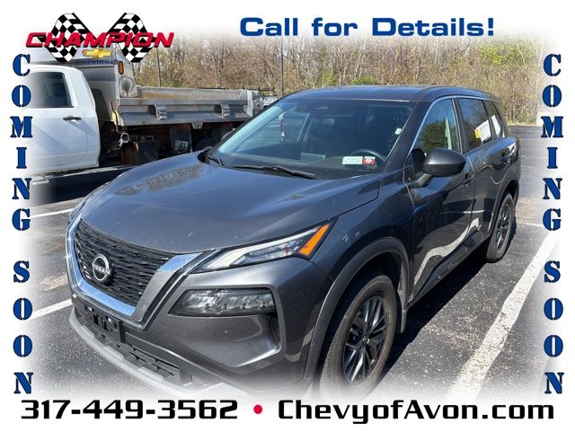 Gray (Gun Metallic) 2023 Nissan Rogue S AWD SUV / Crossover All-Wheel Drive Continuously Variable Transmission