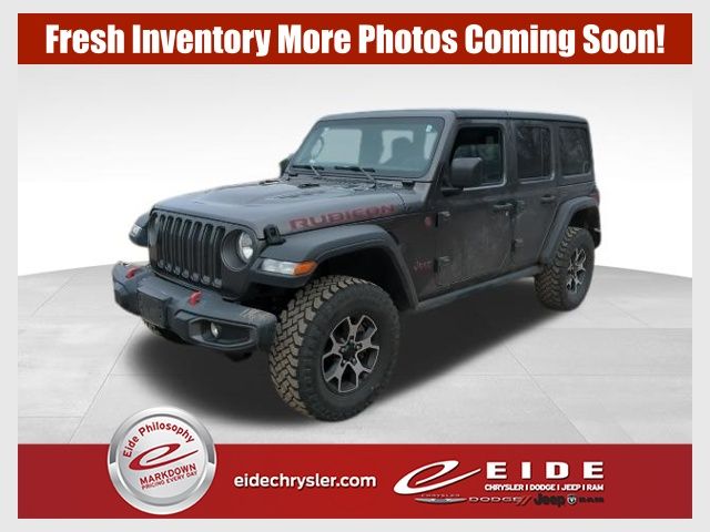 Gray (Granite Crystal Metallic Clearcoat) 2019 Jeep Wrangler Unlimited Rubicon 4WD SUV / Crossover Four-Wheel Drive 6-Speed Manual