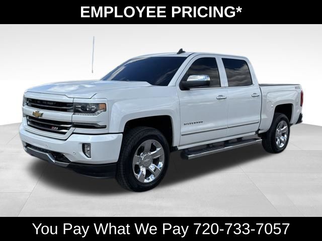 White (Iridescent Pearl Tricoat) 2016 Chevrolet Silverado 1500 Pickup Truck Four-Wheel Drive 6-Speed Automatic Overdrive