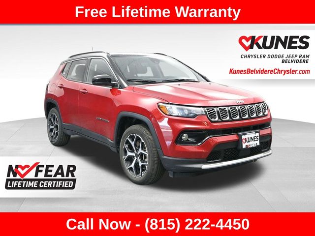 Red Hot Pearlcoat 2025 Jeep Compass SUV / Crossover Four-Wheel Drive 8-Speed Automatic