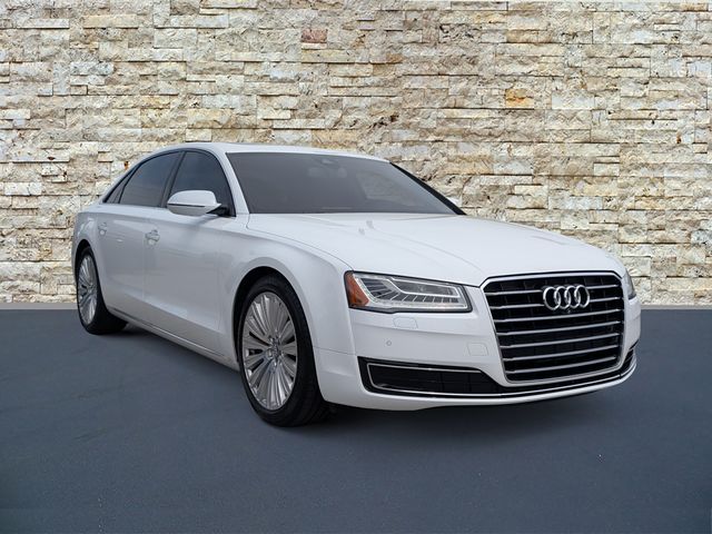 Glacier White Metallic 2015 Audi A8 3.0T quattro LWB AWD Sedan All-Wheel Drive 8-Speed Automatic