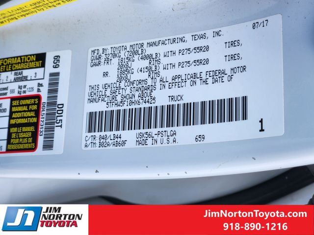 Used 2017 Toyota Tundra Truck