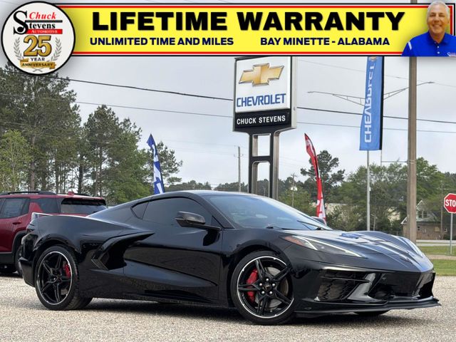 Black 2022 Chevrolet Corvette Stingray 2LT Coupe RWD Coupe Rear-Wheel Drive 8-Speed Dual Clutch