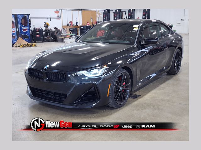 Black Sapphire Metallic 2023 BMW 2 Series Coupe All-Wheel Drive 8-Speed Automatic