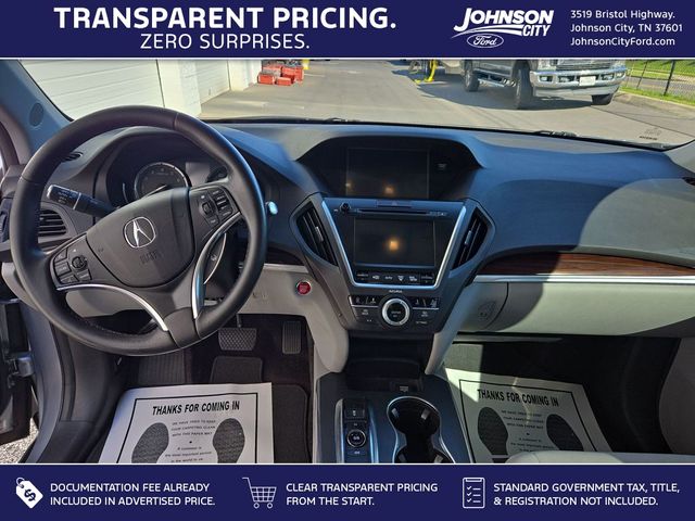 Lunar Silver Metallic 2016 Acura MDX SH-AWD with Technology Package SUV / Crossover All-Wheel Drive 9-Speed Automatic