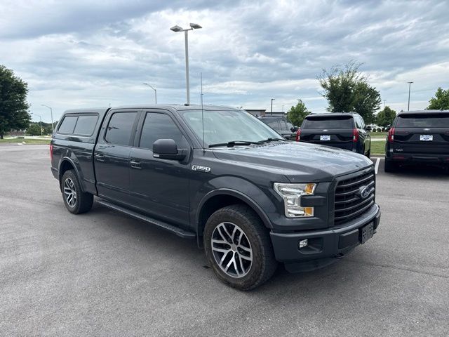 Lithium Gray 2016 Ford F-150 Pickup Truck Four-Wheel Drive 6-Speed Automatic