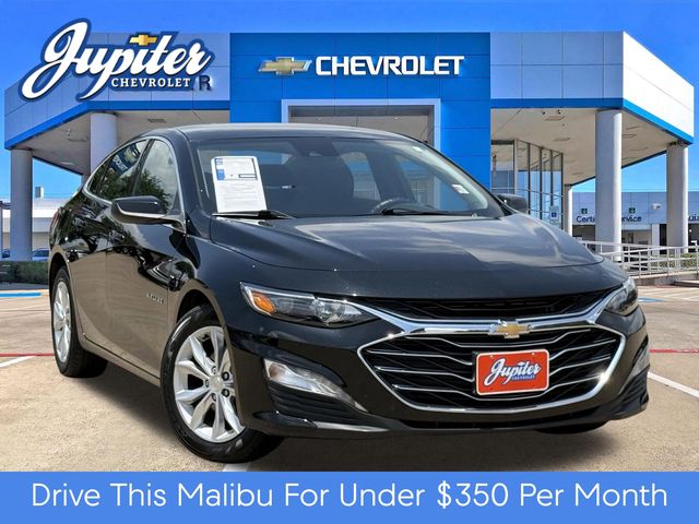 Black Metallic 2024 Chevrolet Malibu LT with 1LT FWD Sedan Front-Wheel Drive Continuously Variable Transmission