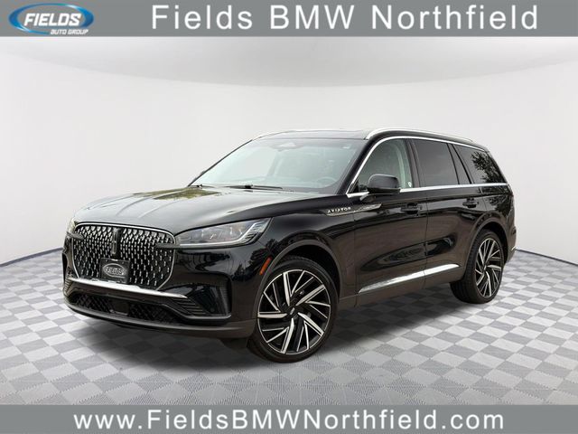 Infinite Black Metallic Clearcoat 2025 Lincoln Aviator SUV / Crossover All-Wheel Drive Automatic