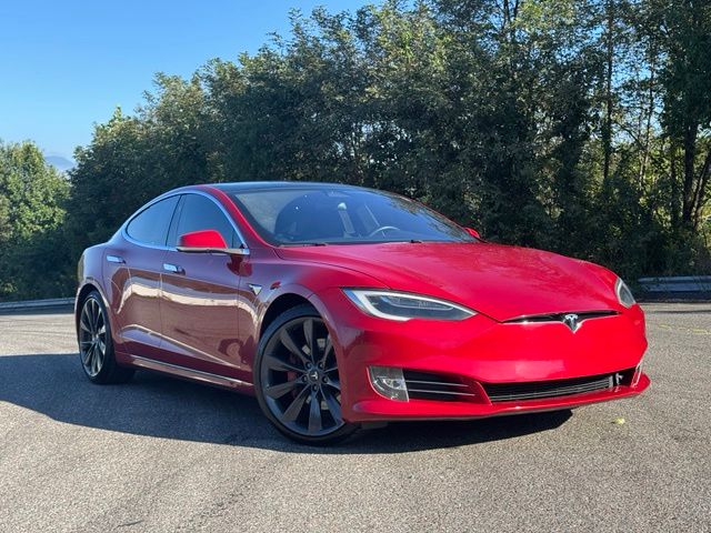 Red Multi-Coat 2018 Tesla Model S Sedan All-Wheel Drive 1-Speed Automatic