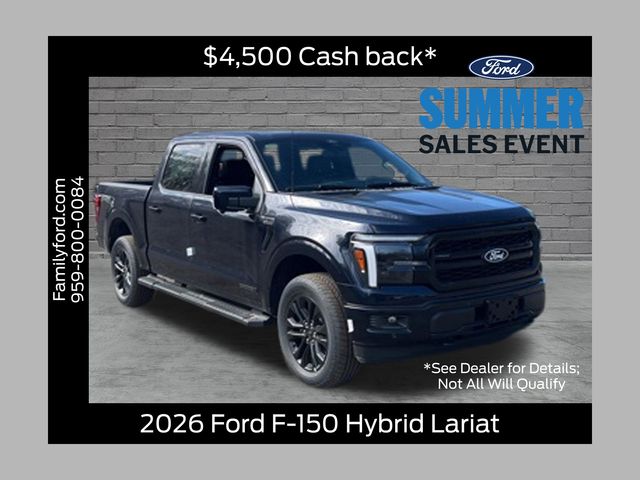Antimatter Blue Metallic 2026 Ford F-150 Pickup Truck Four-Wheel Drive Automatic