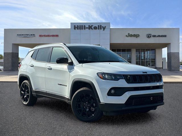 Bright White 2026 Jeep Compass Latitude 4WD SUV / Crossover Four-Wheel Drive 8-Speed Automatic
