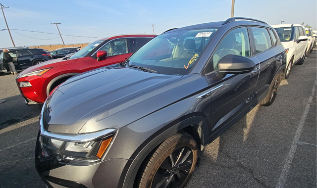Platinum Gray Metallic 2024 Volkswagen Taos S FWD SUV / Crossover Front-Wheel Drive 8-Speed Automatic