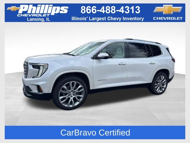 White Frost Tricoat 2024 GMC Acadia Denali AWD SUV / Crossover Four-Wheel Drive 8-Speed Automatic