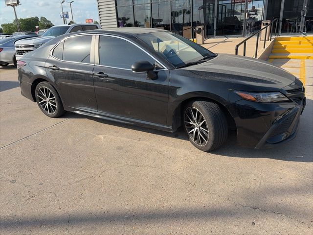Midnight Black Metallic 2022 Toyota Camry SE FWD Sedan Front-Wheel Drive 8-Speed Automatic