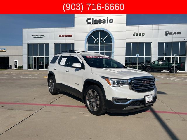 White Frost 2018 GMC Acadia SLT-2 FWD SUV / Crossover Front-Wheel Drive 6-Speed Automatic
