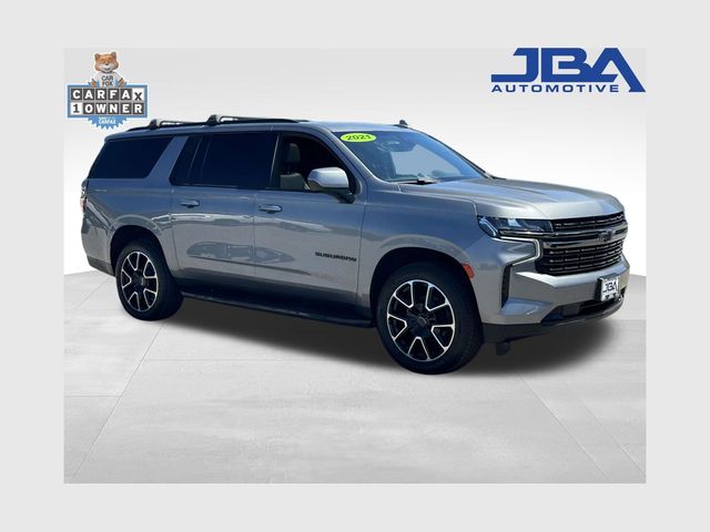 Gray (Steel Metallic) 2021 Chevrolet Suburban SUV / Crossover Four-Wheel Drive