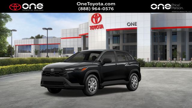 Jet Black 2026 Toyota Corolla Cross L FWD SUV / Crossover Front-Wheel Drive Continuously Variable Transmission