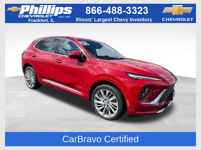 Brilliant Red 2025 Buick Envision SUV / Crossover All-Wheel Drive 9-Speed Automatic