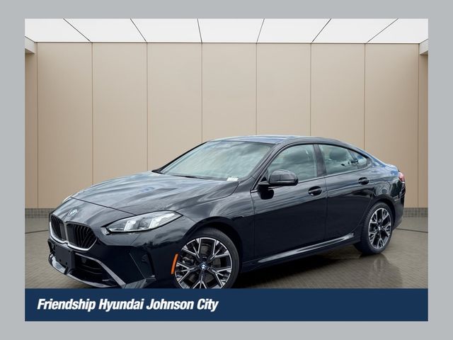 Black Sapphire Metallic 2025 BMW 2 Series Sedan All-Wheel Drive 7-Speed Automatic
