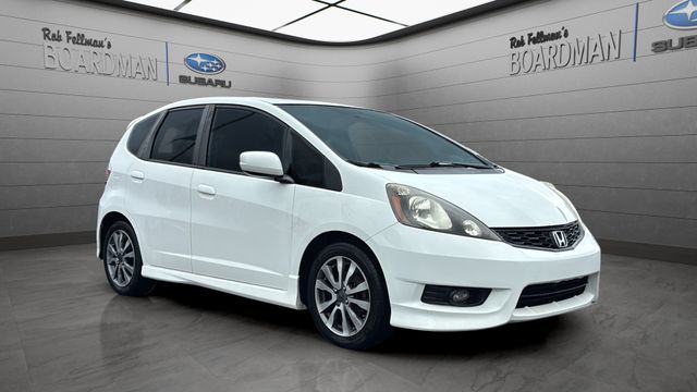 Taffeta White 2013 Honda Fit Hatchback Front-Wheel Drive 5-Speed Automatic