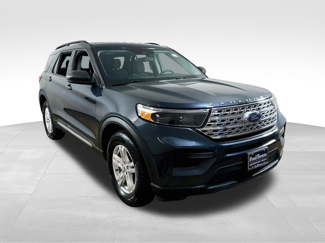 Blue Metallic 2023 Ford Explorer SUV / Crossover All-Wheel Drive Automatic