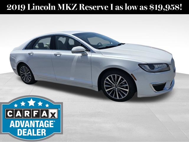 White Platinum Clearcoat Metallic 2019 Lincoln MKZ Reserve I FWD Sedan Front-Wheel Drive 6-Speed Automatic