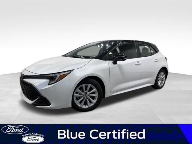 Wind Chill Pearl/Midnight Black Metallic 2024 Toyota Corolla Hatchback Hatchback Front-Wheel Drive Continuously Variable Transmission