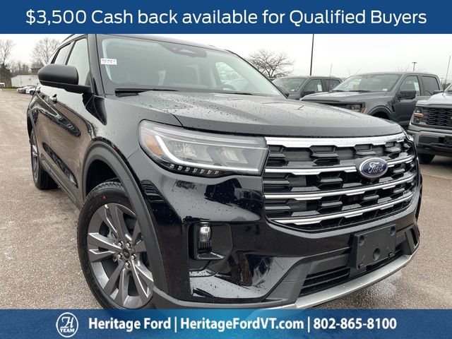Agate Black Metallic 2026 Ford Explorer Active AWD SUV / Crossover All-Wheel Drive Automatic
