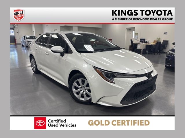 White (Blizzard Pearl) 2021 Toyota Corolla Sedan Front-Wheel Drive Continuously Variable Transmission