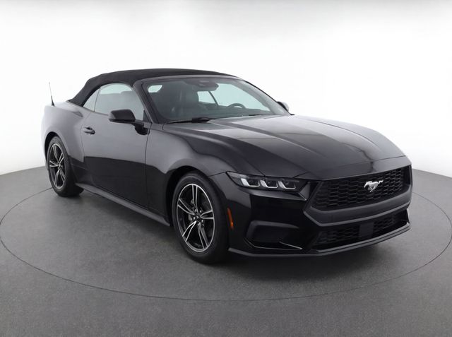 Shadow Black 2024 Ford Mustang EcoBoost Premium Convertible RWD Convertible Rear-Wheel Drive Automatic