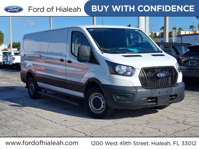 Oxford White 2023 Ford Transit Cargo Van Rear-Wheel Drive