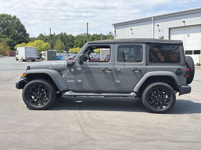 Used 2022 Gray Jeep Unlimited Sahara 4xe image 10