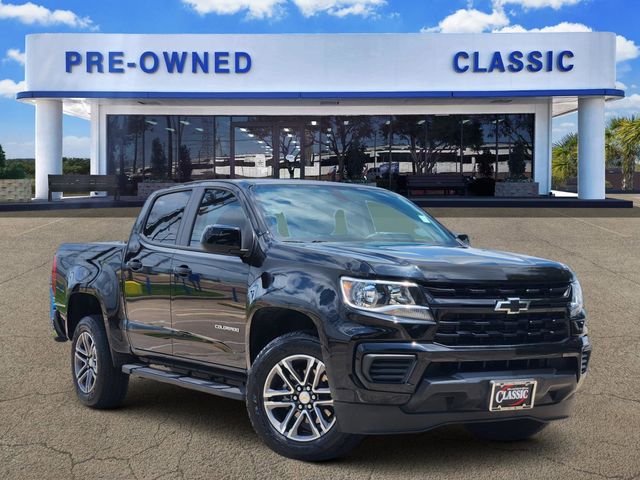 2021 Chevrolet Colorado Work Truck Black at AutoSavvy Houston Southwest