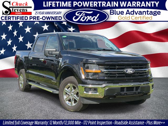 Black Metallic 2024 Ford F-150 Pickup Truck Four-Wheel Drive Automatic