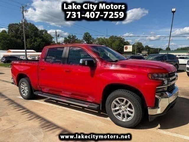 Red Hot 2019 Chevrolet Silverado 1500 Pickup Truck Four-Wheel Drive 8-Speed Automatic
