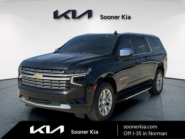 Black 2021 Chevrolet Suburban Premier 4WD SUV / Crossover Four-Wheel Drive