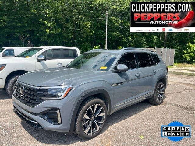 Pure Gray 2025 Volkswagen Atlas SEL Premium R-Line 4Motion SUV / Crossover All-Wheel Drive 8-Speed Automatic