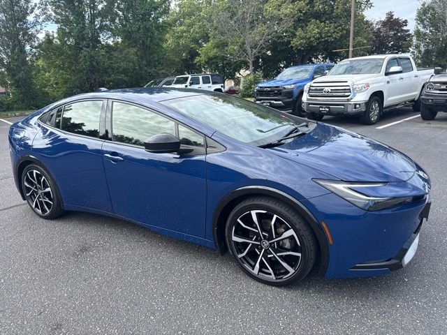 Blue 2024 Toyota Prius Prime Hatchback Front-Wheel Drive Continuously Variable Transmission