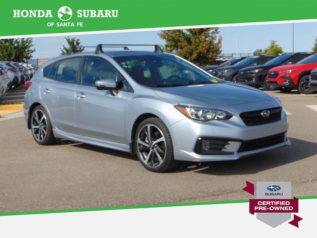 Ice Silver Metallic 2023 Subaru Impreza Sport Wagon AWD Wagon All-Wheel Drive Continuously Variable Transmission