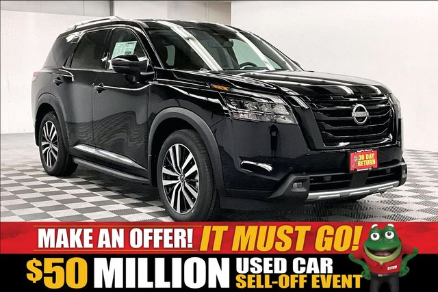 Super Black 2025 Nissan Pathfinder SUV / Crossover All-Wheel Drive 9-Speed Automatic