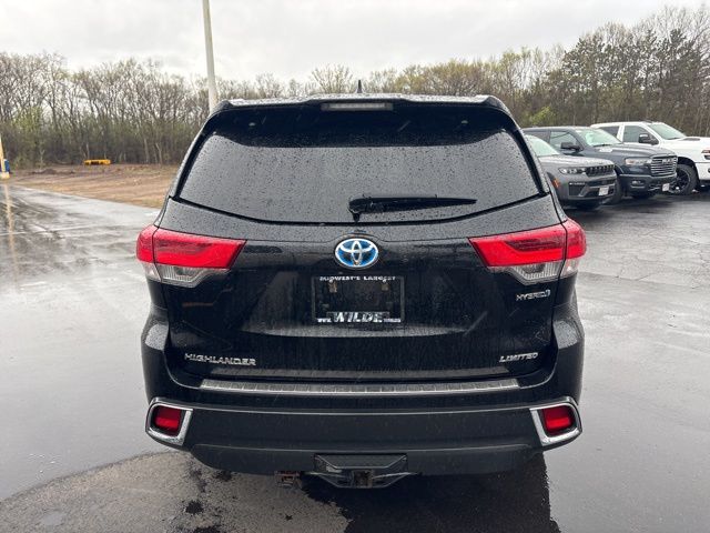 2019 Midnight Black Metallic Toyota Highlander Hybrid Limited AWD SUV