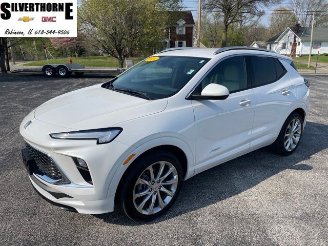 White Frost Tricoat 2024 Buick Encore GX Avenir FWD SUV / Crossover Front-Wheel Drive Continuously Variable Transmission