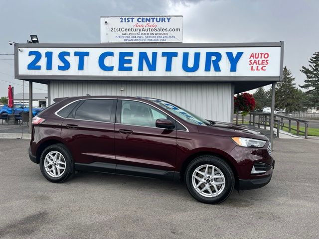 Red (Burgundy) 2024 Ford Edge SUV / Crossover All-Wheel Drive 8-Speed Automatic