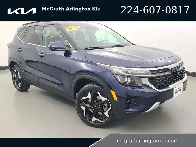 Dark Ocean Blue 2024 Kia Seltos SUV / Crossover All-Wheel Drive Continuously Variable Transmission