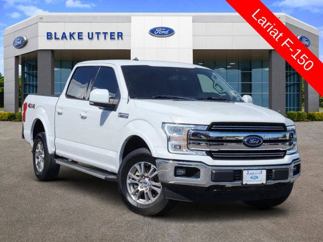 Oxford White 2020 Ford F-150 Lariat SuperCrew 4WD Pickup Truck Four-Wheel Drive Automatic