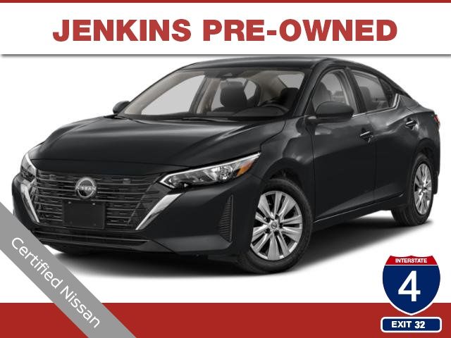 Super Black 2025 Nissan Sentra S FWD Sedan Front-Wheel Drive Continuously Variable Transmission