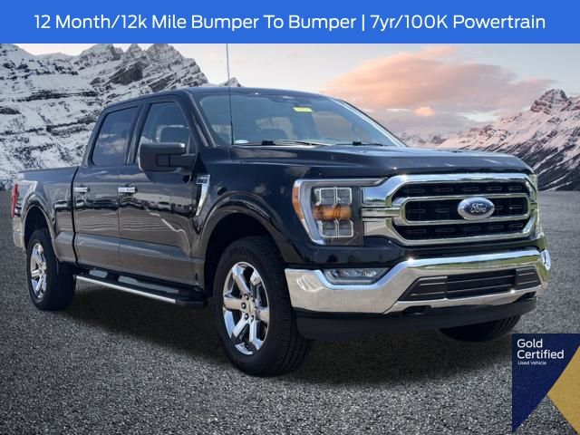 Black Metallic 2022 Ford F-150 Pickup Truck Four-Wheel Drive Automatic
